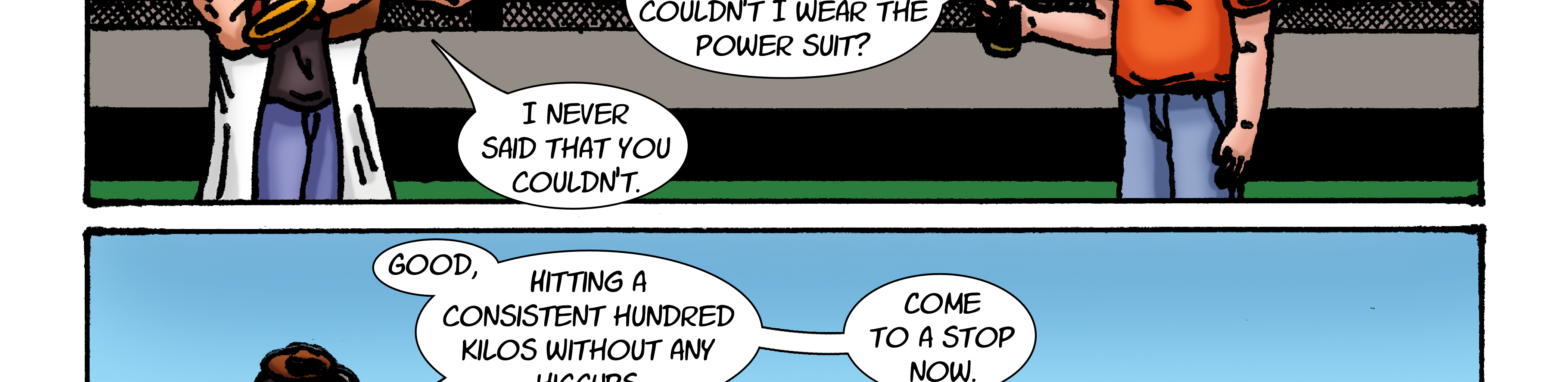 Ex Dynamis Chaos - Episode 43, Page 1: Terzich's Codex: Electromagnetic Rollerblades